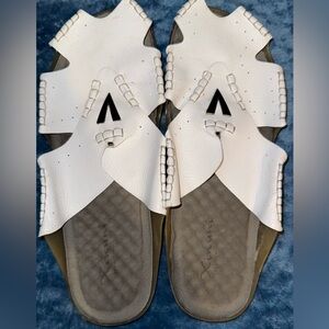 White and Gray Sandals for Casual Comfort